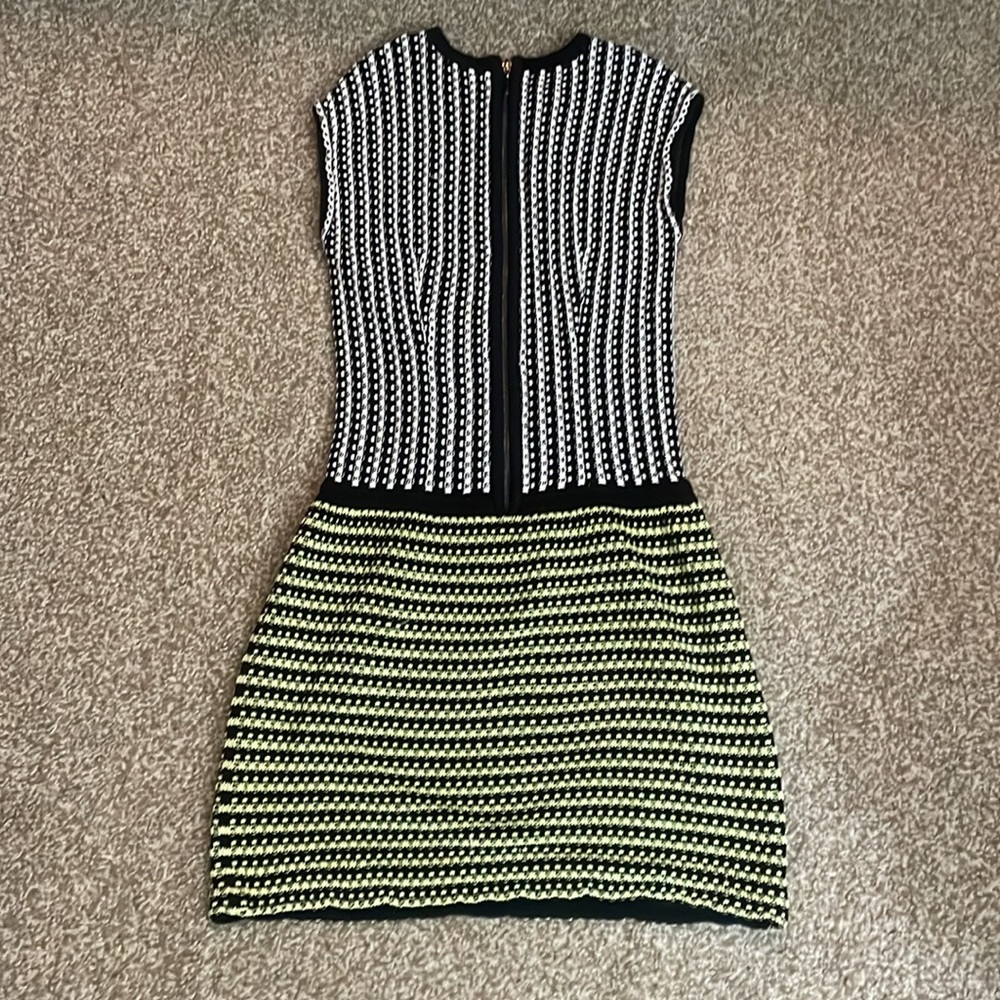 Nanette Lepore Striped Knit Sleeveless Dress - Picture 2 of 5